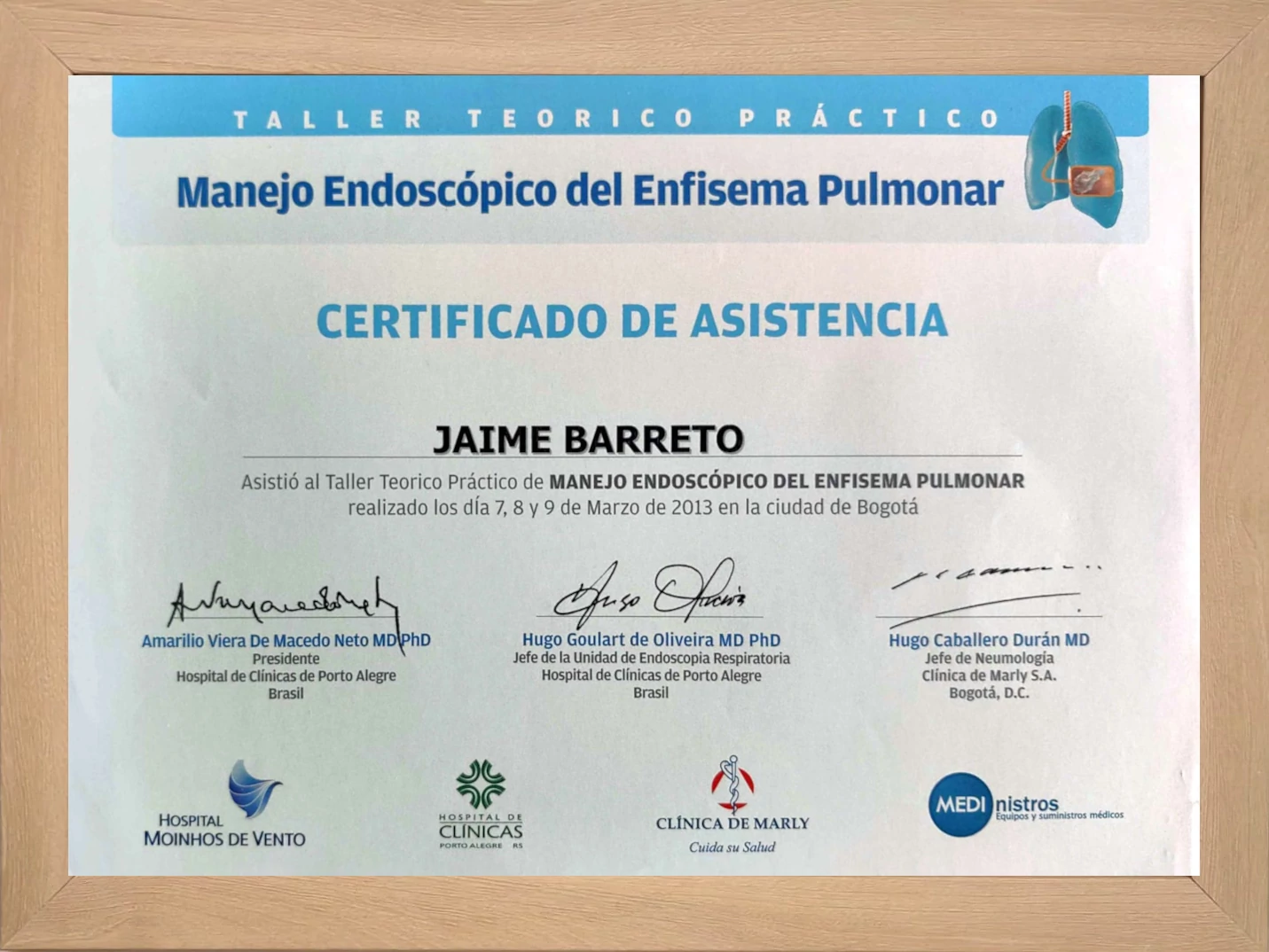 especialista en broncoscopia en Bucaramanga